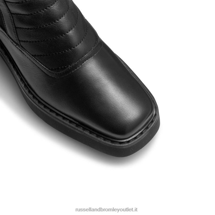 nero V0V4J352 donne Russell And Bromley passeggero alto biker lungo punta quadrata