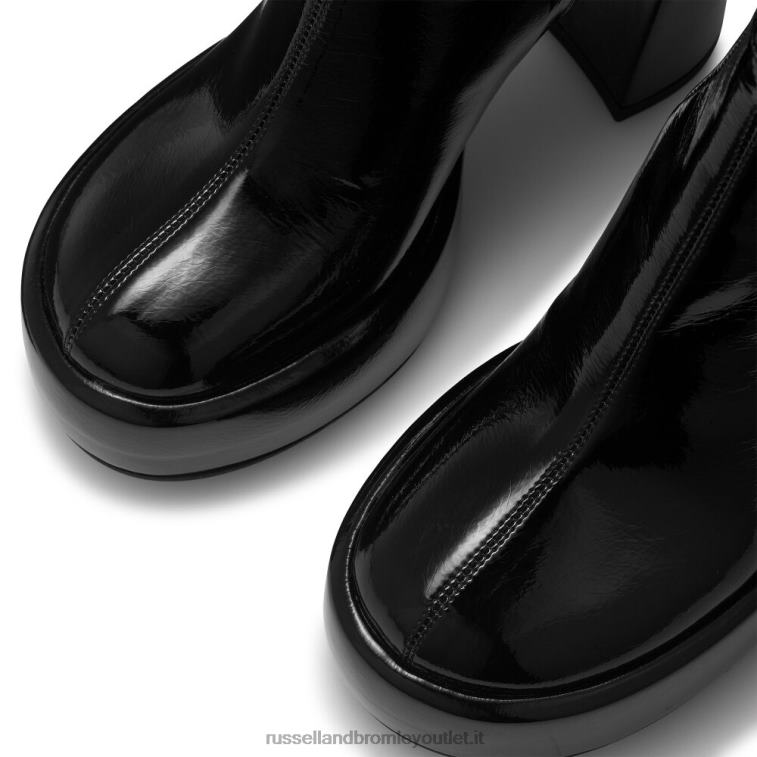 nero V0V4J368 donne Russell And Bromley stivale alto al ginocchio con piattaforma vivienne