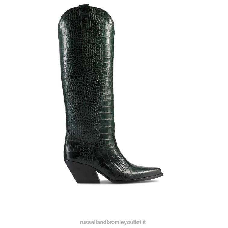 verde V0V4J362 donne Russell And Bromley saloon alto al ginocchio western
