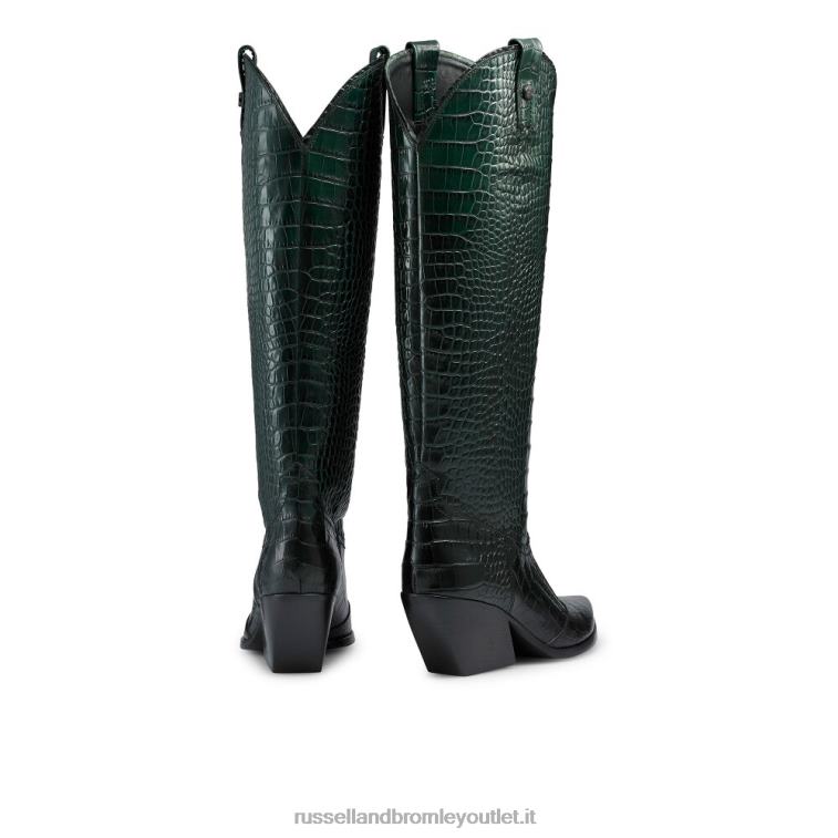 verde V0V4J362 donne Russell And Bromley saloon alto al ginocchio western