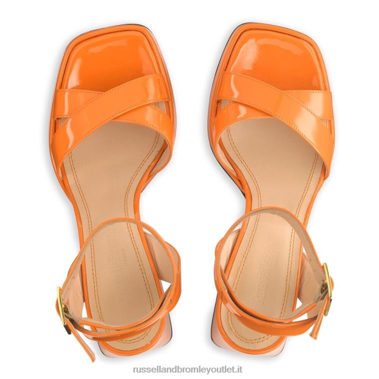 arancia V0V4J136 donne Russell And Bromley sandalo con plateau groovybaby