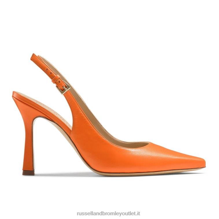 arancia V0V4J188 donne Russell And Bromley sul punto pompa punto slingback