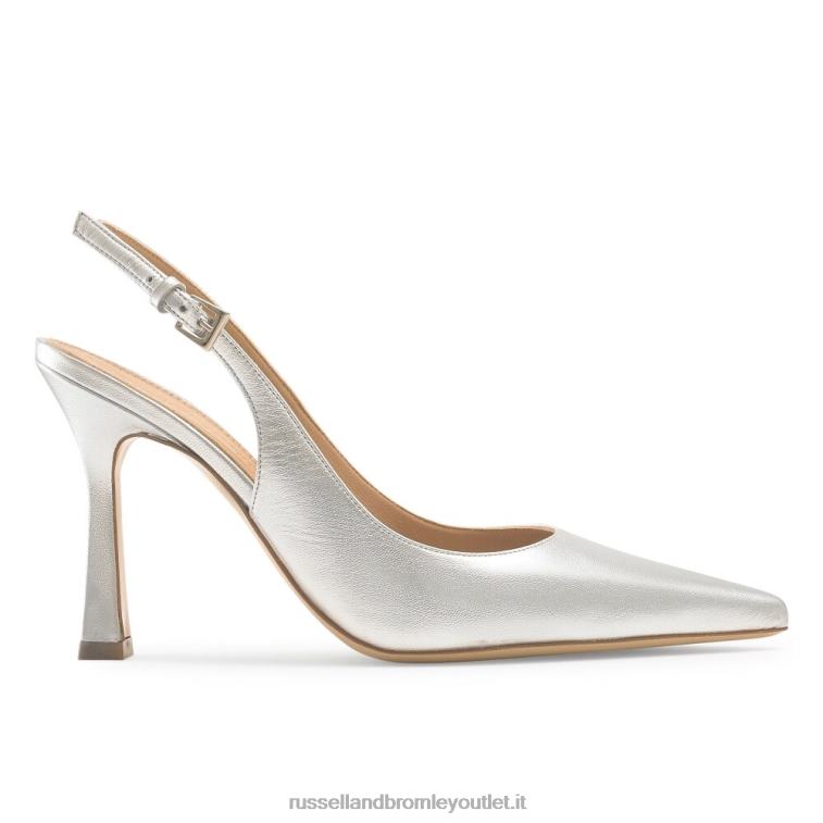 argento V0V4J104 donne Russell And Bromley sul punto pompa punto slingback