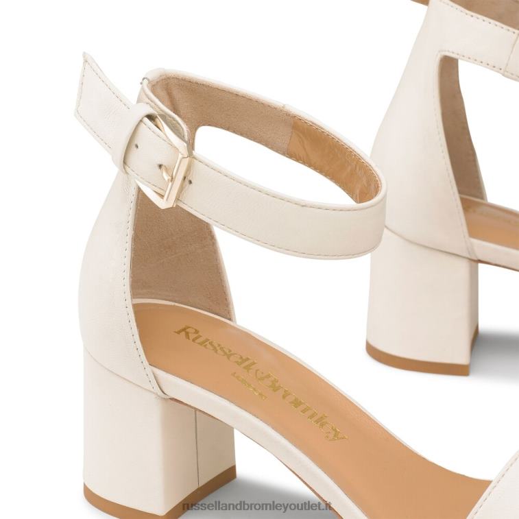avorio V0V4J121 donne Russell And Bromley ci vogliono sandali con tacco a due blocchi
