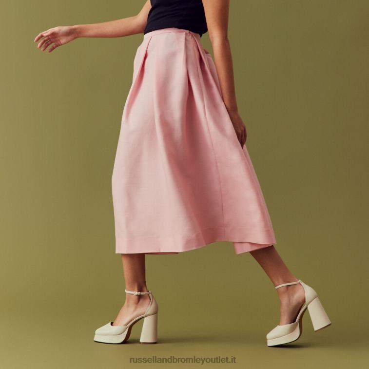 bianco V0V4J100 donne Russell And Bromley piattaforma estrema impeccabile