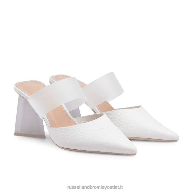 bianco V0V4J93 donne Russell And Bromley pompa smerigliata visione