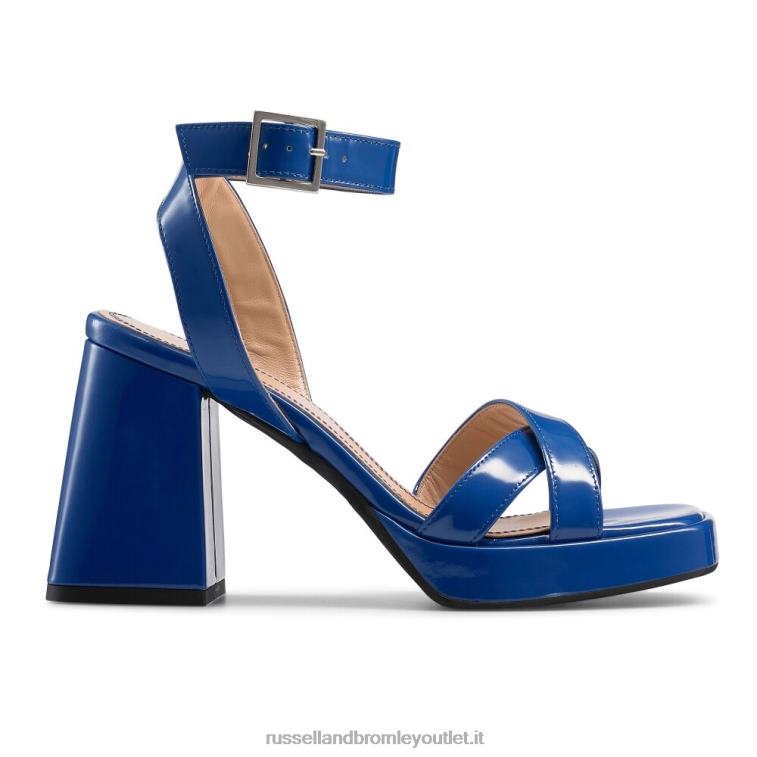 blu V0V4J156 donne Russell And Bromley sandalo con plateau groovybaby