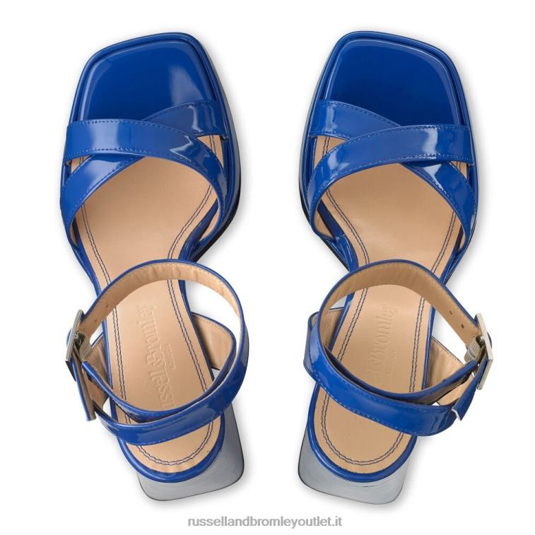 blu V0V4J156 donne Russell And Bromley sandalo con plateau groovybaby