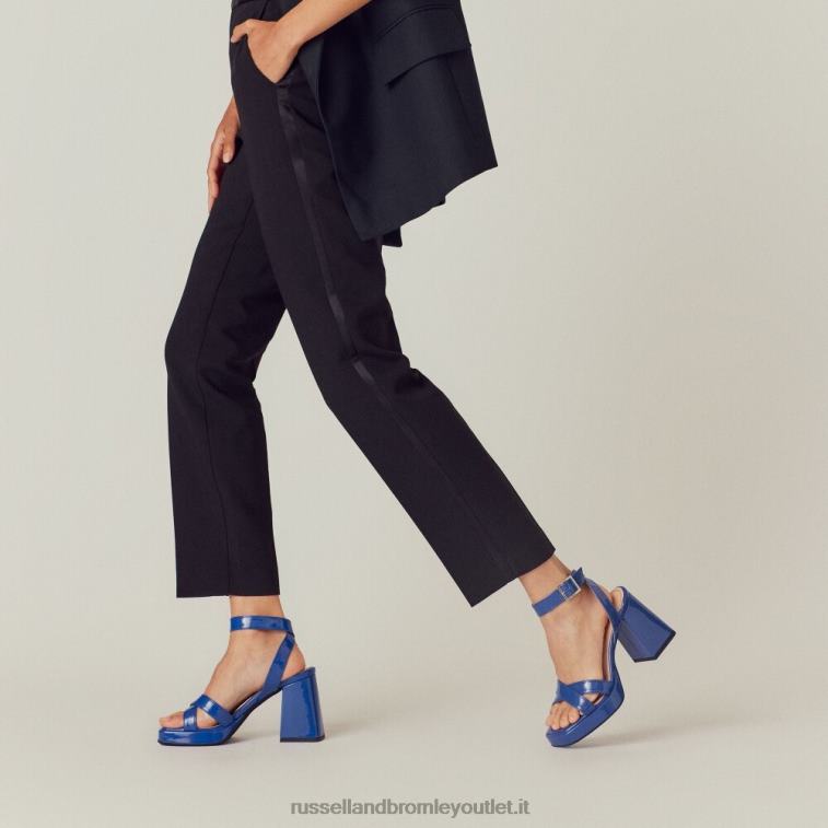 blu V0V4J156 donne Russell And Bromley sandalo con plateau groovybaby