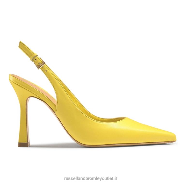 giallo V0V4J189 donne Russell And Bromley sul punto pompa punto slingback