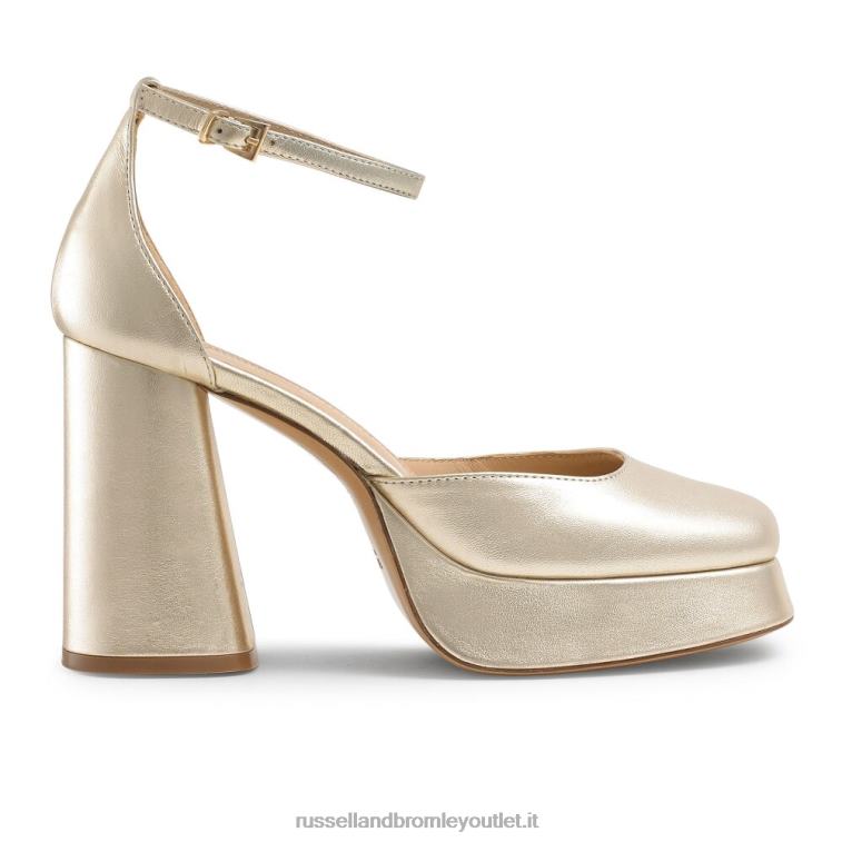 metallico V0V4J102 donne Russell And Bromley piattaforma estrema impeccabile