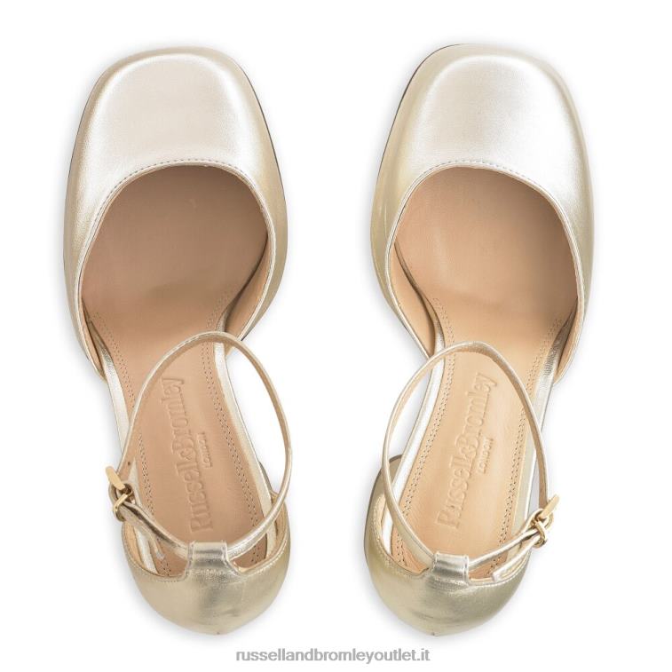 metallico V0V4J102 donne Russell And Bromley piattaforma estrema impeccabile