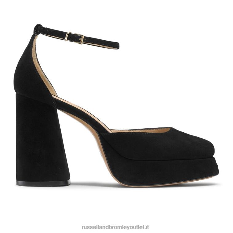nero V0V4J101 donne Russell And Bromley piattaforma estrema impeccabile