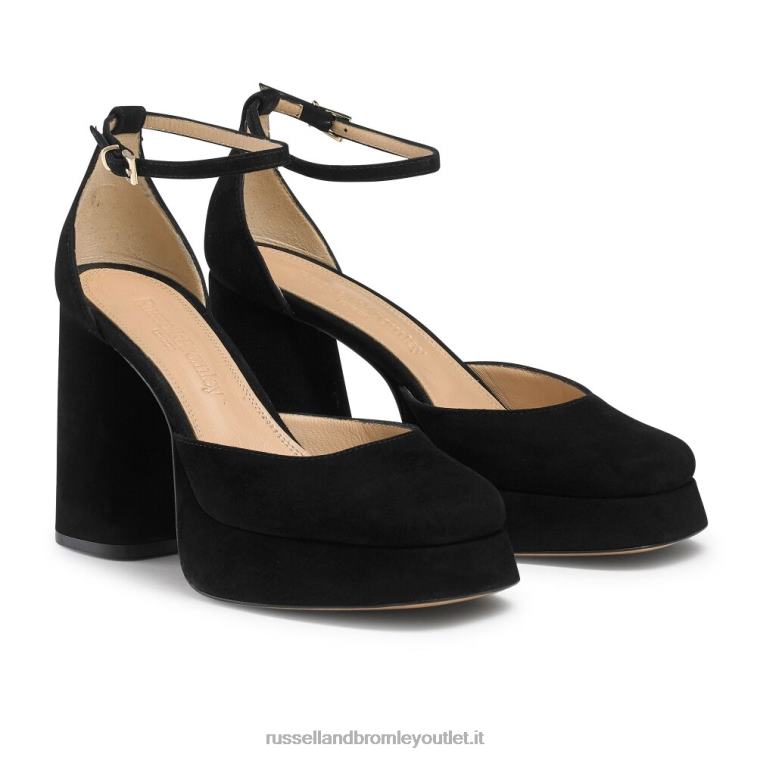 nero V0V4J101 donne Russell And Bromley piattaforma estrema impeccabile