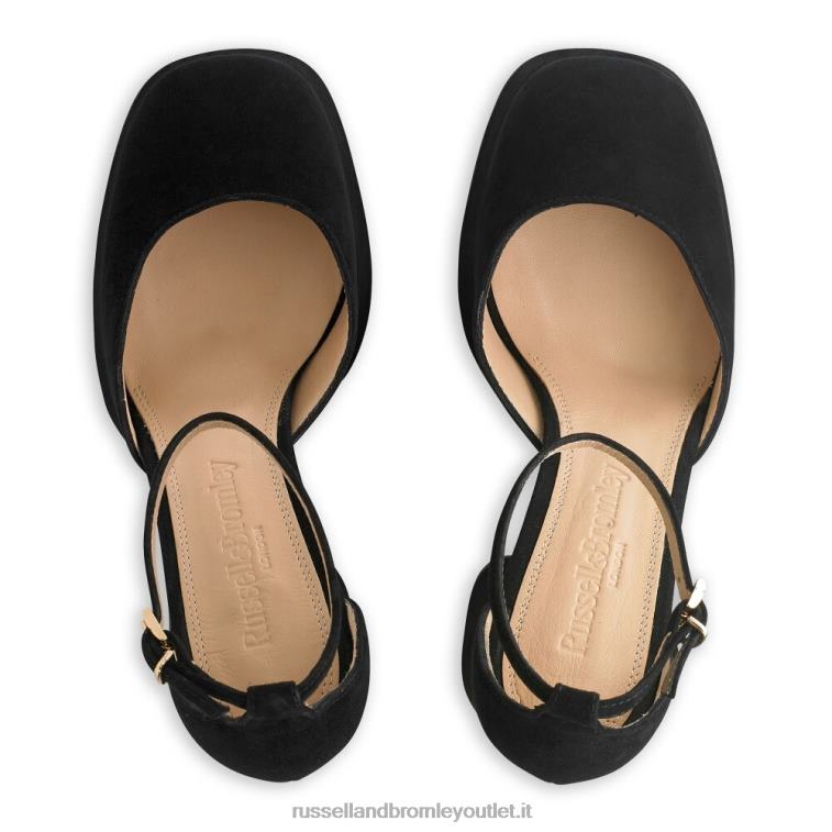 nero V0V4J101 donne Russell And Bromley piattaforma estrema impeccabile