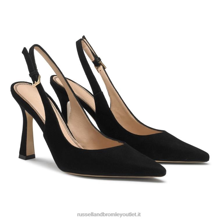nero V0V4J103 donne Russell And Bromley sul punto pompa punto slingback