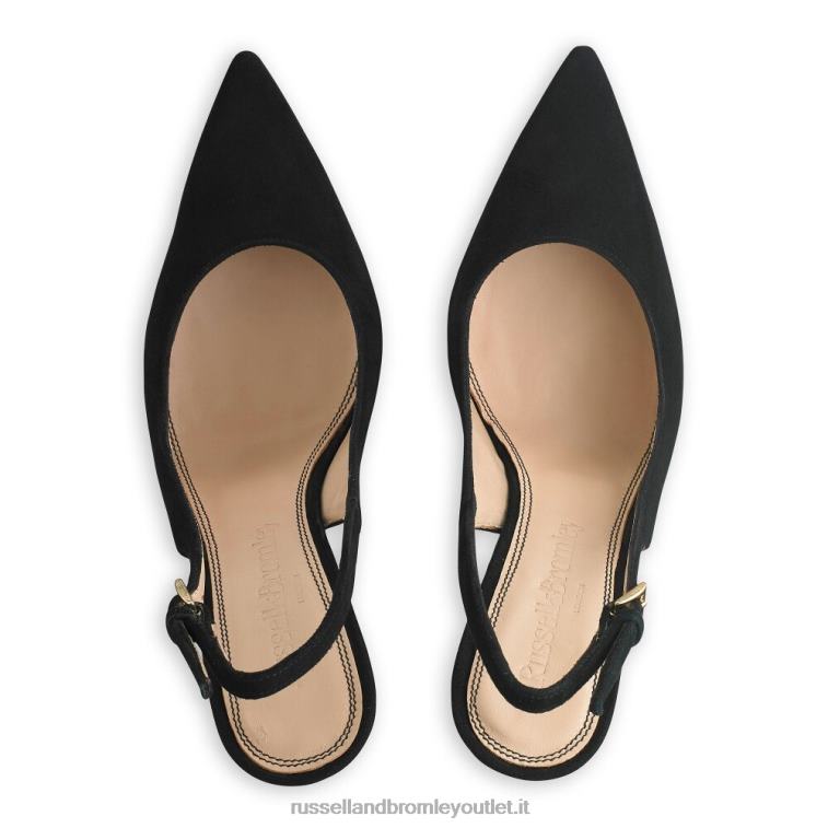 nero V0V4J103 donne Russell And Bromley sul punto pompa punto slingback