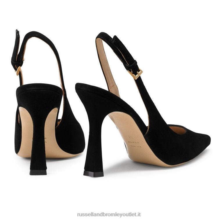 nero V0V4J103 donne Russell And Bromley sul punto pompa punto slingback