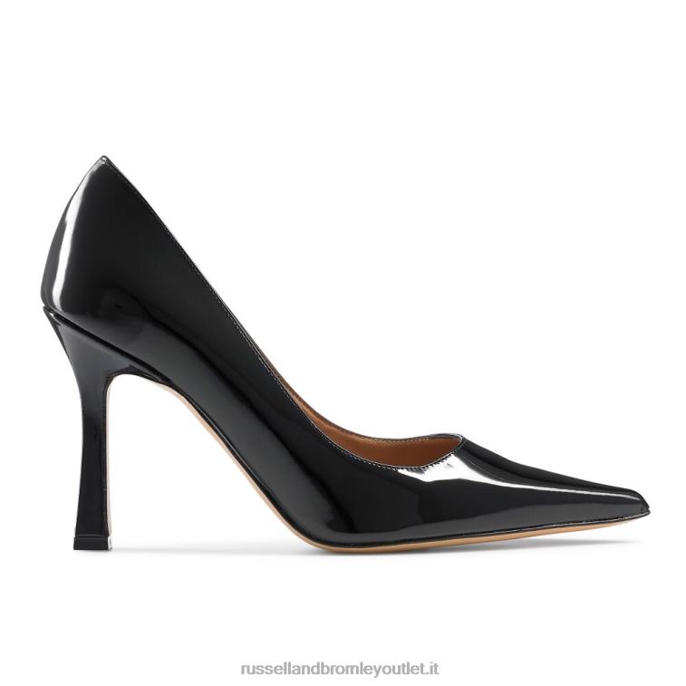 nero V0V4J105 donne Russell And Bromley pompa tacco a punta piena
