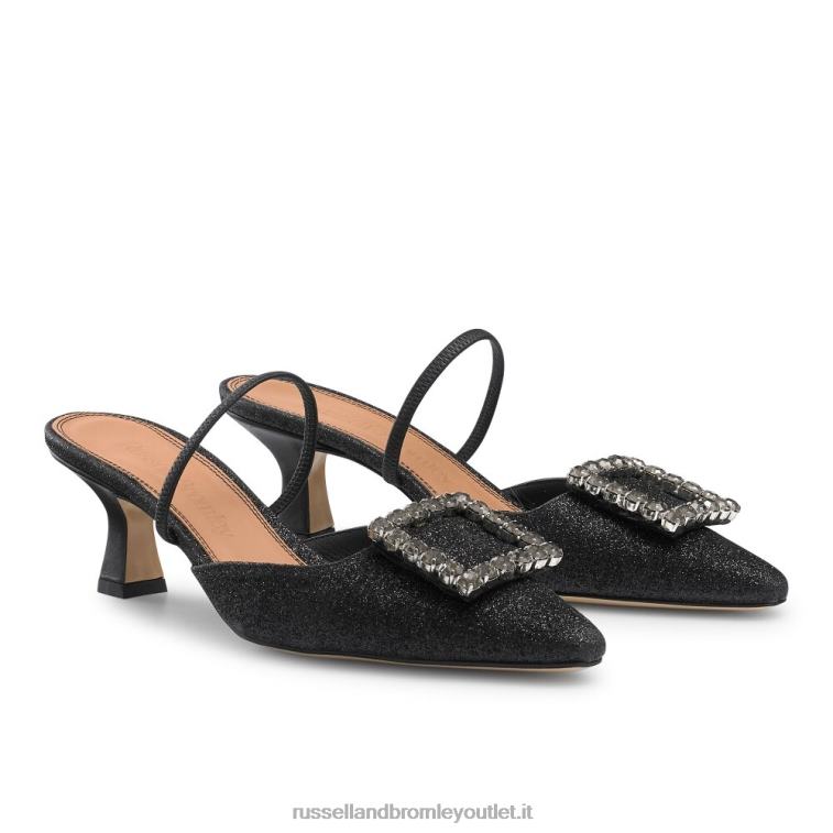 nero V0V4J115 donne Russell And Bromley slingback da favola gemma tacco gattino