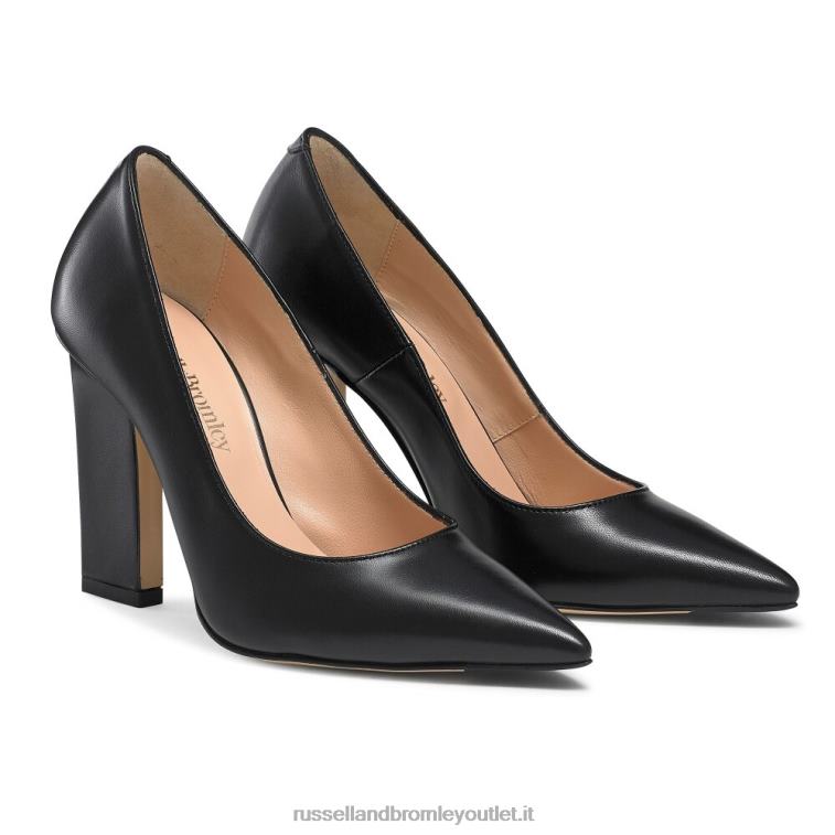 nero V0V4J134 donne Russell And Bromley Scarpa décolleté con tacco a lama 100 punte