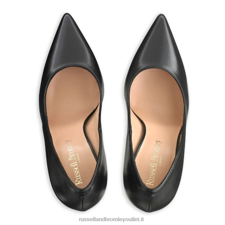 nero V0V4J134 donne Russell And Bromley Scarpa décolleté con tacco a lama 100 punte