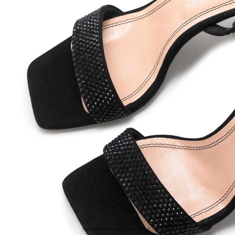 nero V0V4J167 donne Russell And Bromley sandalo con tacco e cinturino Cosmo