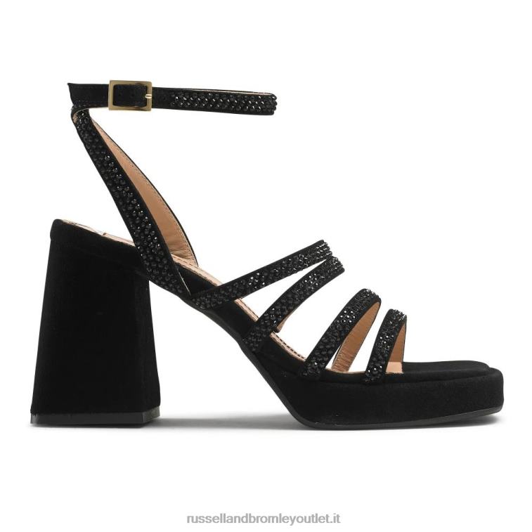nero V0V4J180 donne Russell And Bromley piattaforma strappy gioiello yeahbaby