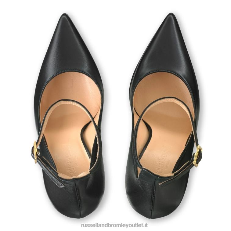 nero V0V4J185 donne Russell And Bromley pompa a piattaforma pinpoint point