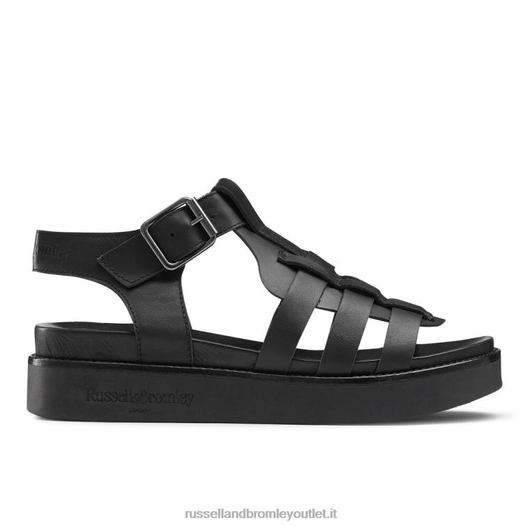nero V0V4J402 donne Russell And Bromley sandalo pescatore portland