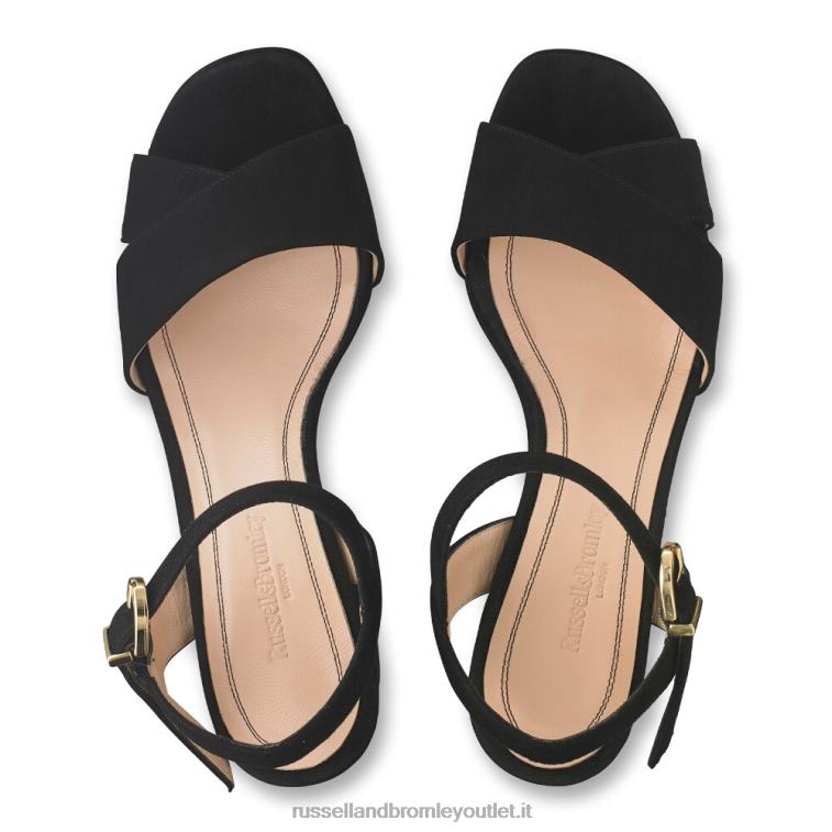 nero V0V4J98 donne Russell And Bromley sandalo con plateau topform