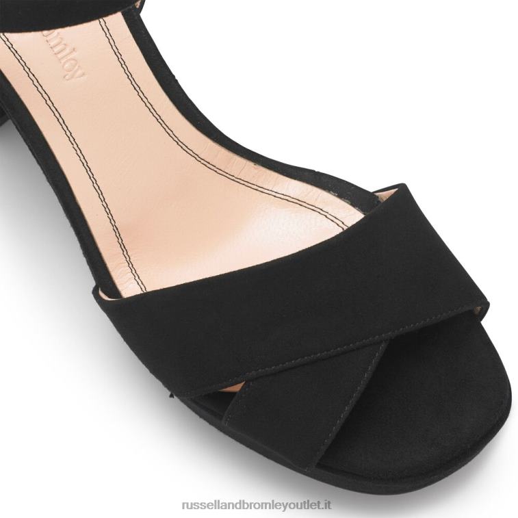 nero V0V4J98 donne Russell And Bromley sandalo con plateau topform