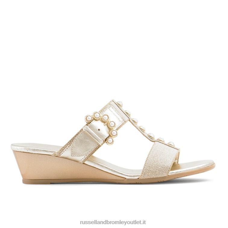 oro V0V4J421 donne Russell And Bromley zeppa impreziosita da perle orbit