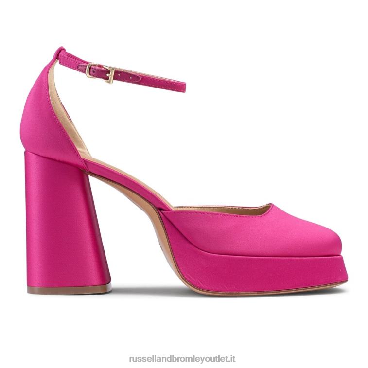 rosa V0V4J138 donne Russell And Bromley piattaforma estrema impeccabile