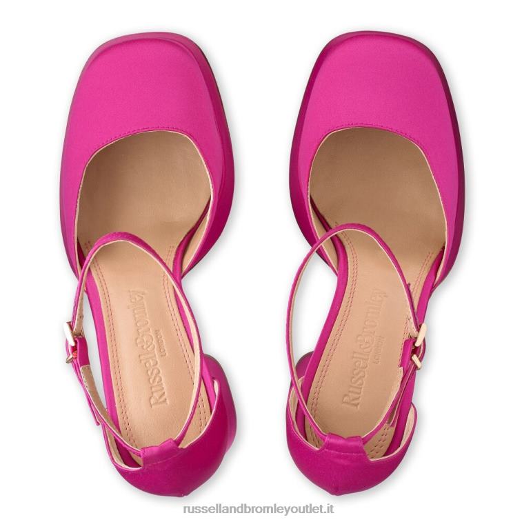 rosa V0V4J138 donne Russell And Bromley piattaforma estrema impeccabile