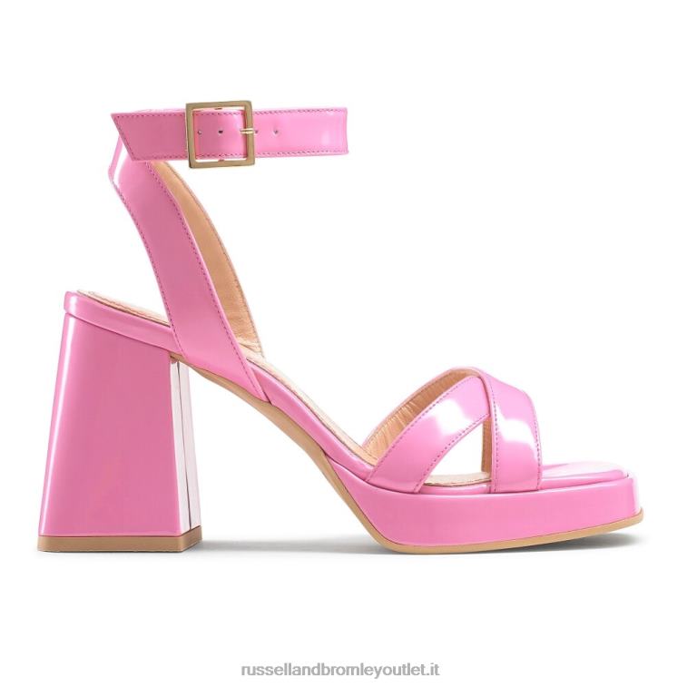 rosa V0V4J143 donne Russell And Bromley sandalo con plateau groovybaby