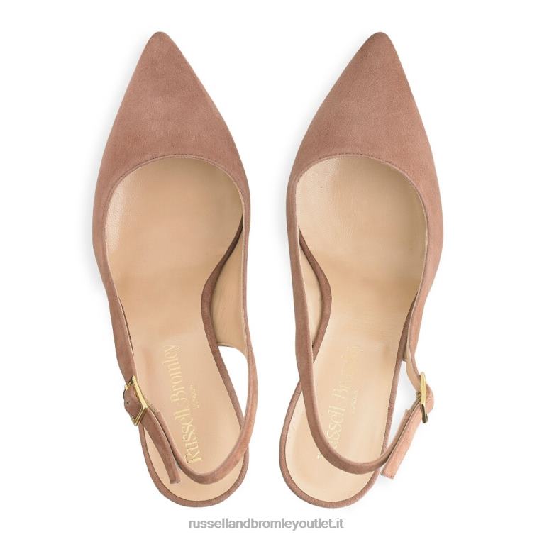 rosa V0V4J146 donne Russell And Bromley 85sling 85mm slingback