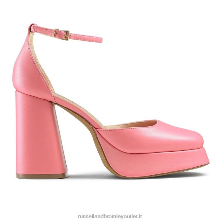rosa V0V4J153 donne Russell And Bromley piattaforma estrema impeccabile