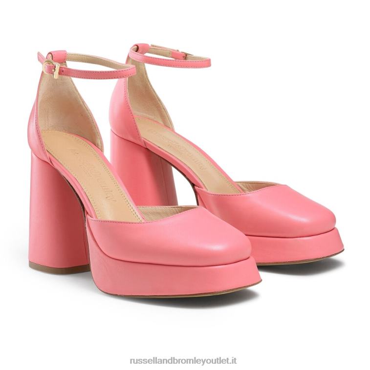 rosa V0V4J153 donne Russell And Bromley piattaforma estrema impeccabile