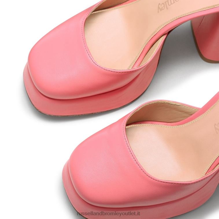 rosa V0V4J153 donne Russell And Bromley piattaforma estrema impeccabile