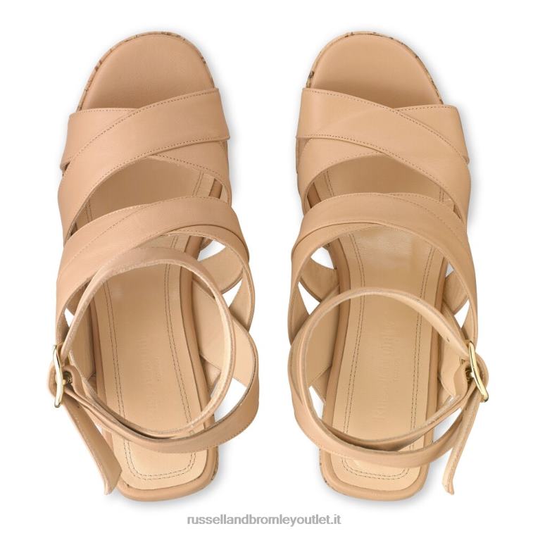 rosa V0V4J172 donne Russell And Bromley Bliss zeppa strappy