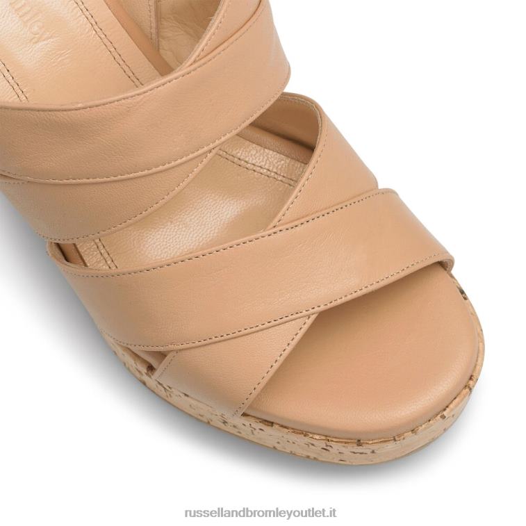 rosa V0V4J172 donne Russell And Bromley Bliss zeppa strappy