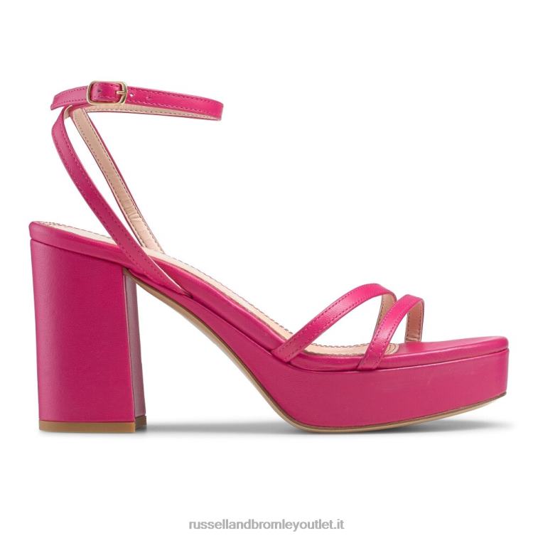 rosa V0V4J175 donne Russell And Bromley piattaforma strappy topline