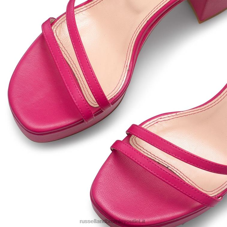 rosa V0V4J175 donne Russell And Bromley piattaforma strappy topline