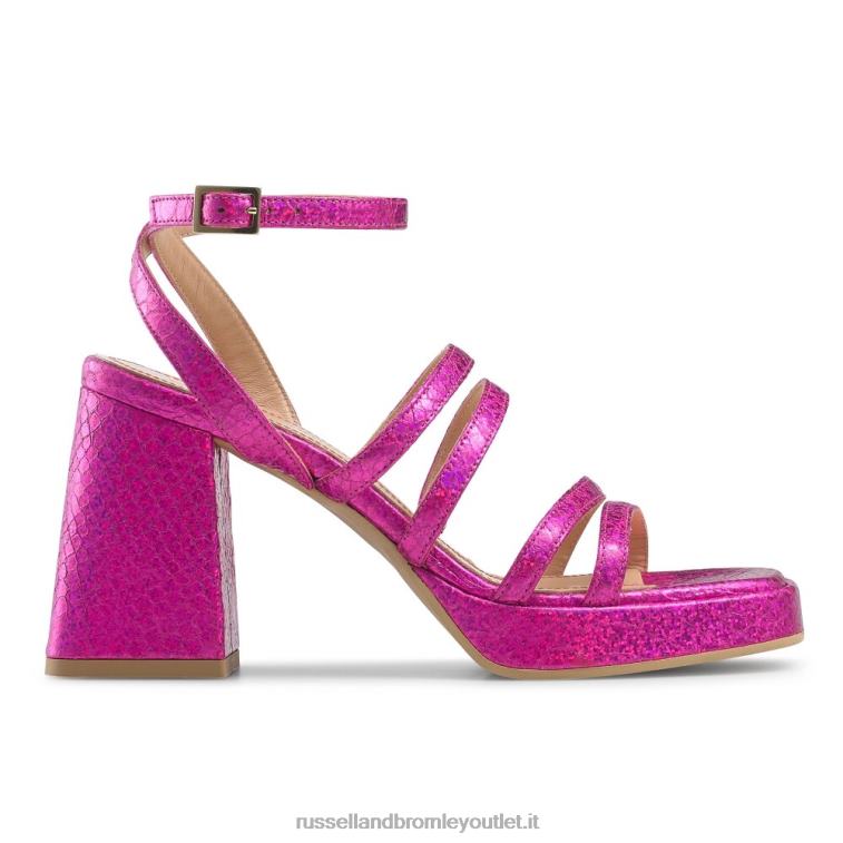 rosa V0V4J183 donne Russell And Bromley piattaforma tacco svasato strappy yeahbaby