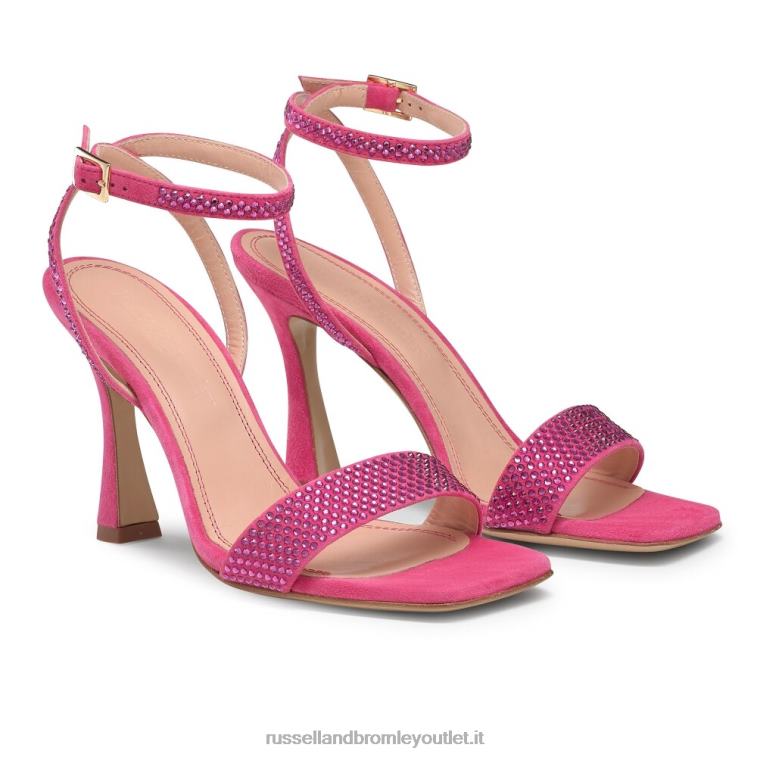 rosa V0V4J186 donne Russell And Bromley sandalo con tacco e cinturino Cosmo