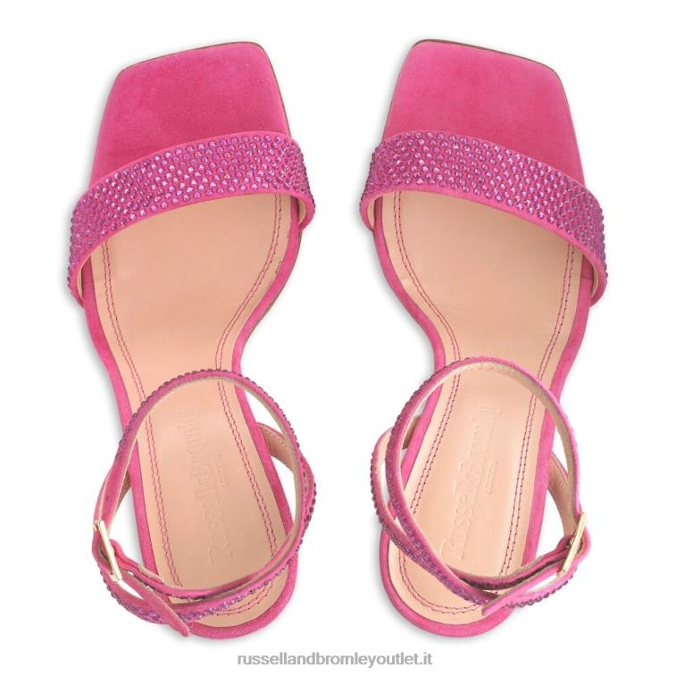 rosa V0V4J186 donne Russell And Bromley sandalo con tacco e cinturino Cosmo