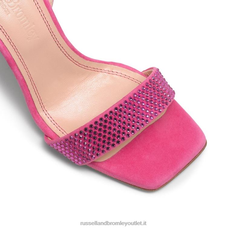rosa V0V4J186 donne Russell And Bromley sandalo con tacco e cinturino Cosmo