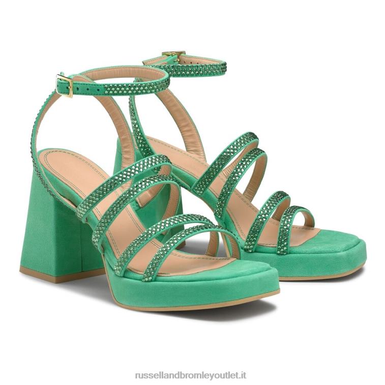 verde V0V4J173 donne Russell And Bromley piattaforma strappy gioiello yeahbaby