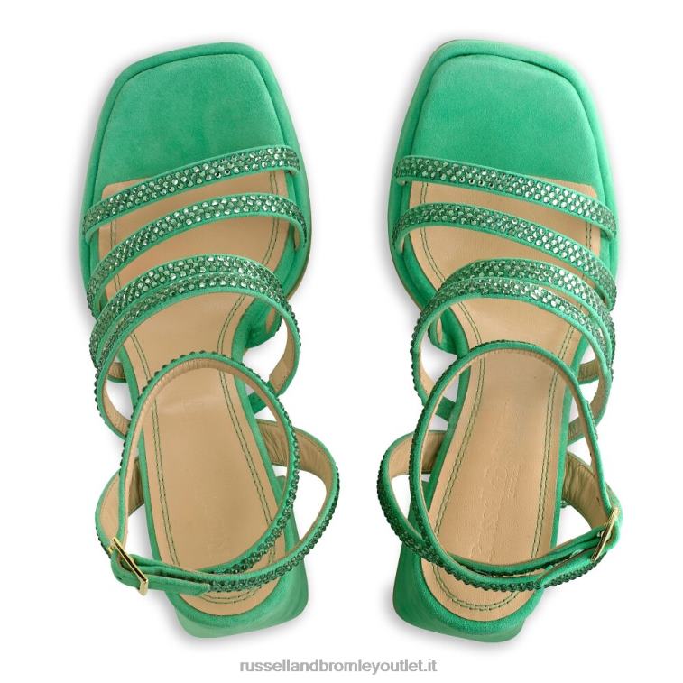 verde V0V4J173 donne Russell And Bromley piattaforma strappy gioiello yeahbaby
